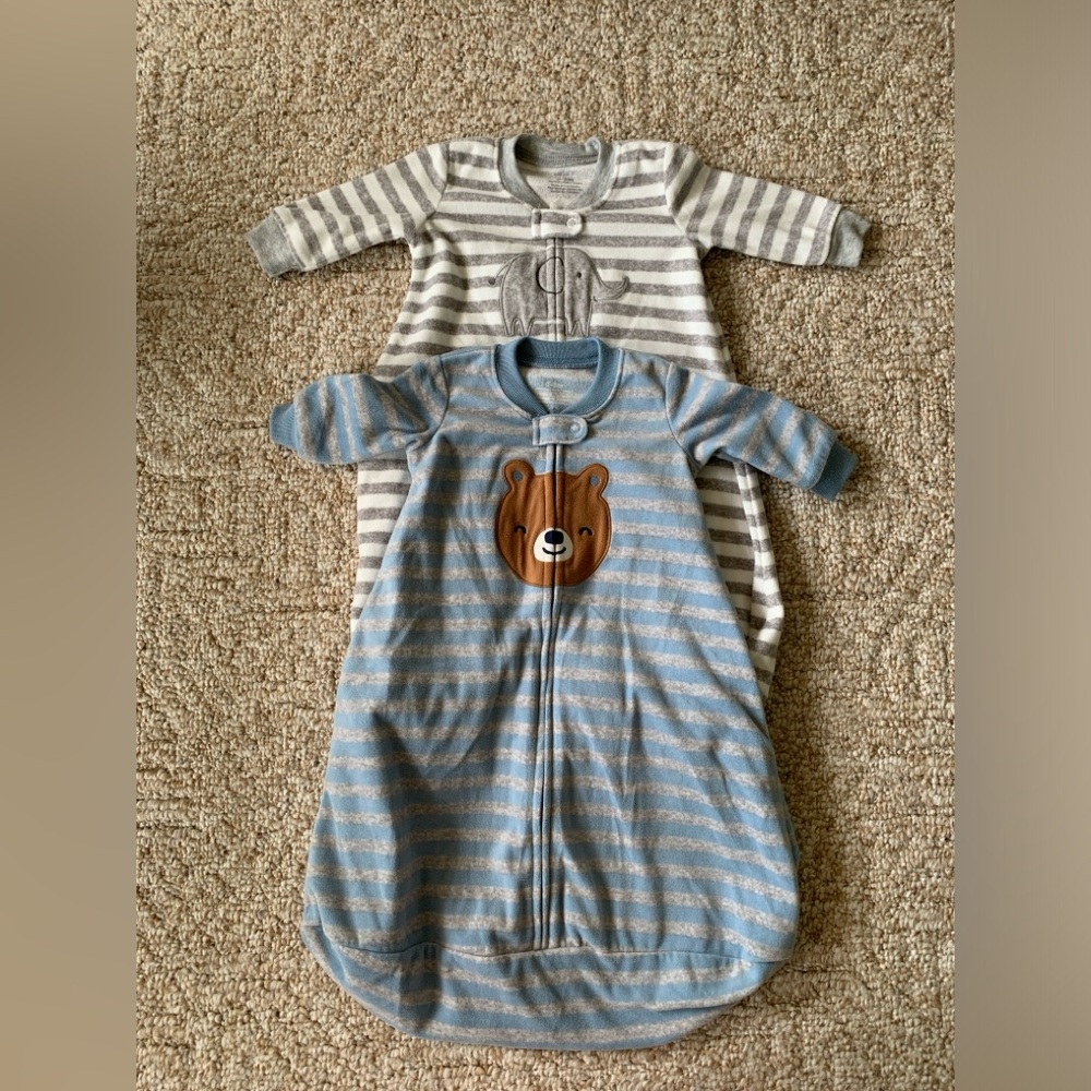 Carter’s Fleece Sleep Sacks 0-3 month